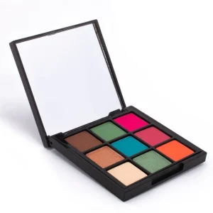 PALETTE D’OMBRES À PAUPIÈRES 9 COULEURS - SUMMER BREEZE 18 G CHOGAN