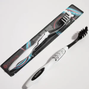 BROSSE À DENTS EXTRA CLEAN - SOIES MOYENNES (BLACK EDITION) CHOGAN